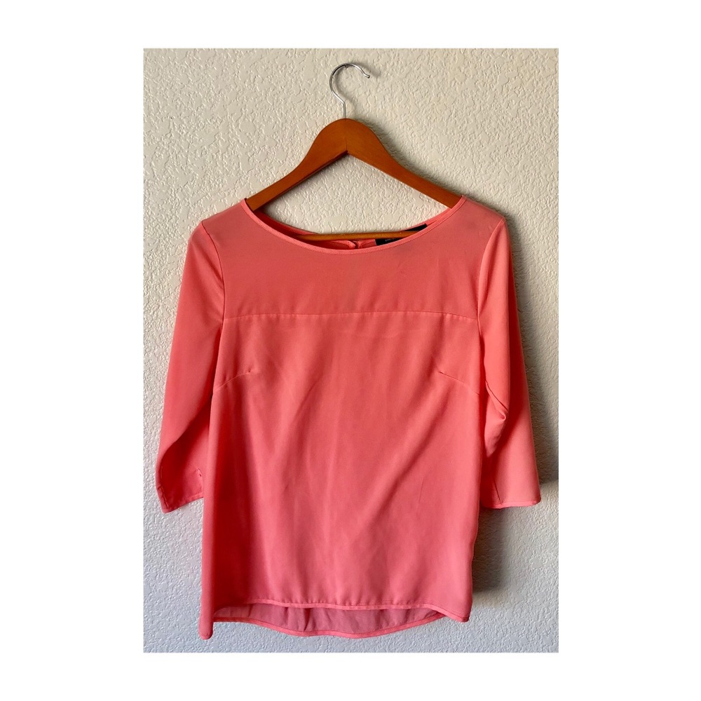French Connection sheer blouse